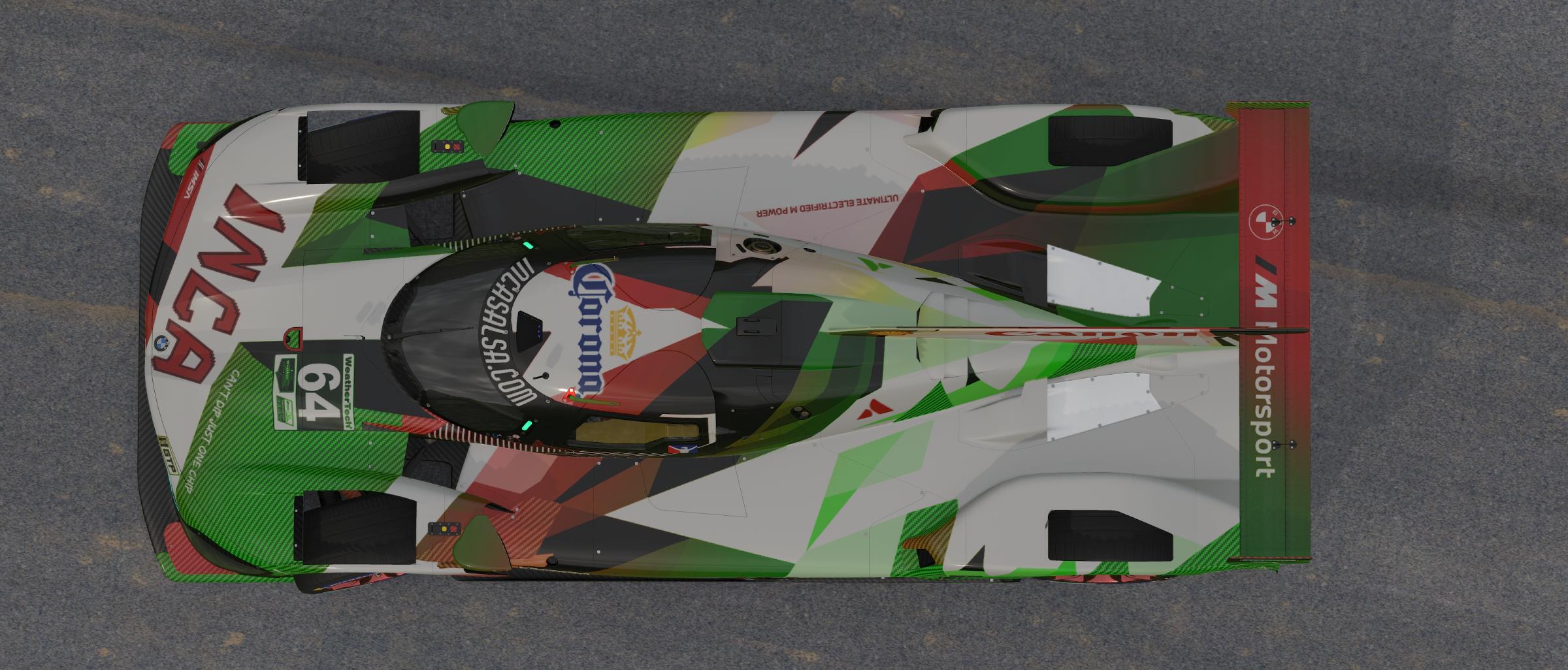 BMW LMDH - INCA Mexican Salsa by Felipe F Ramos - Trading Paints