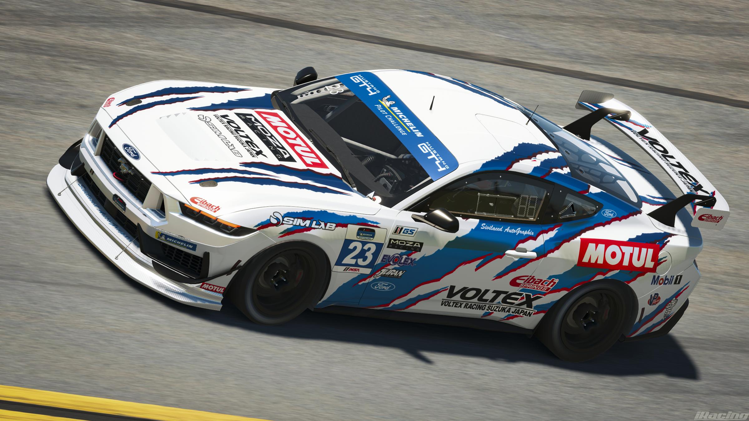 Preview of Ford Mustang GT4 by Sivilaced AutoGraphix- S2000 Bomex Inspired by Joan Murgadella