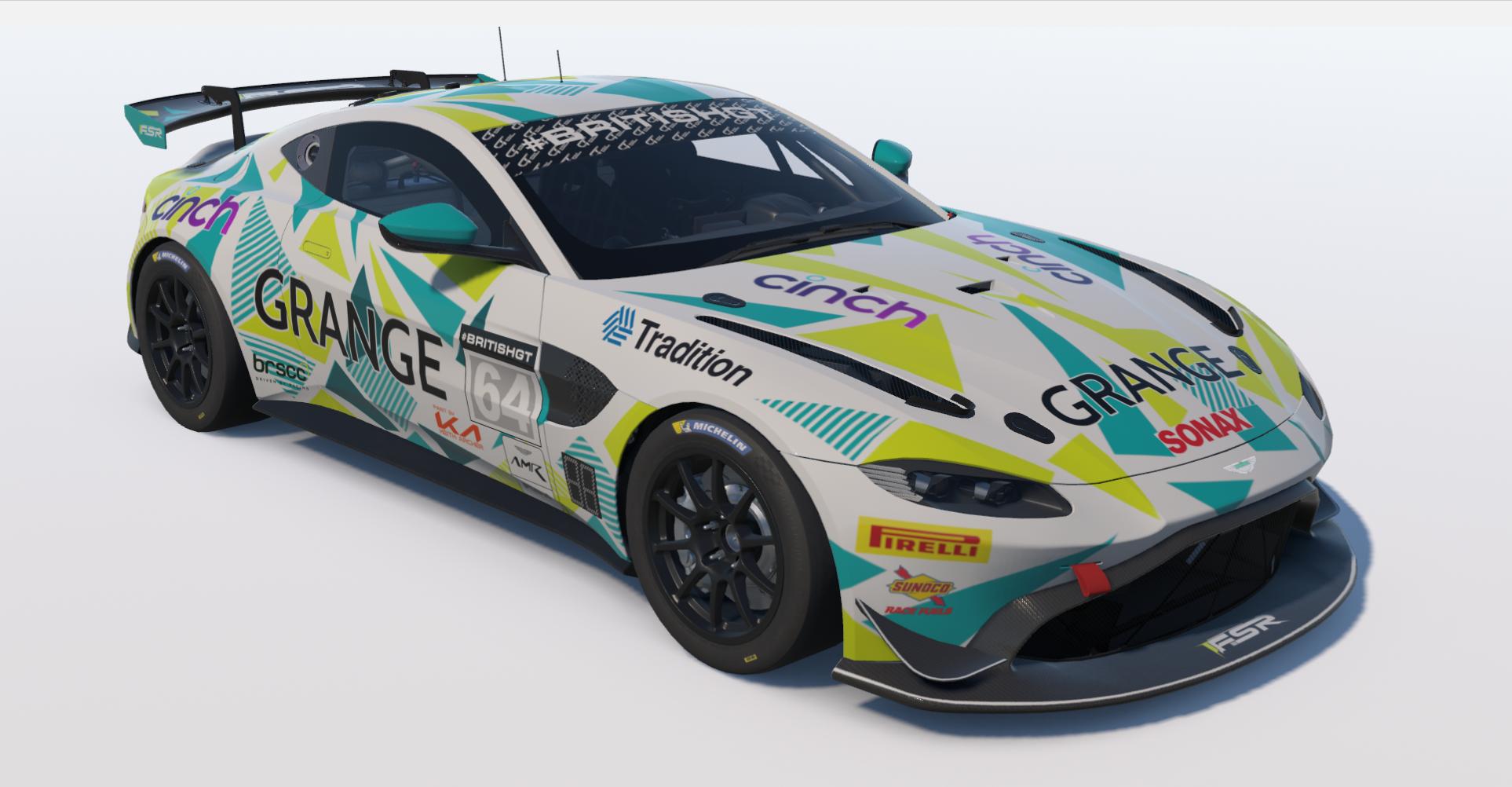 Preview of Grange Racing by FSR Aston Martin Vantage GT4 for the 2026 British GT4 by Keith Archer