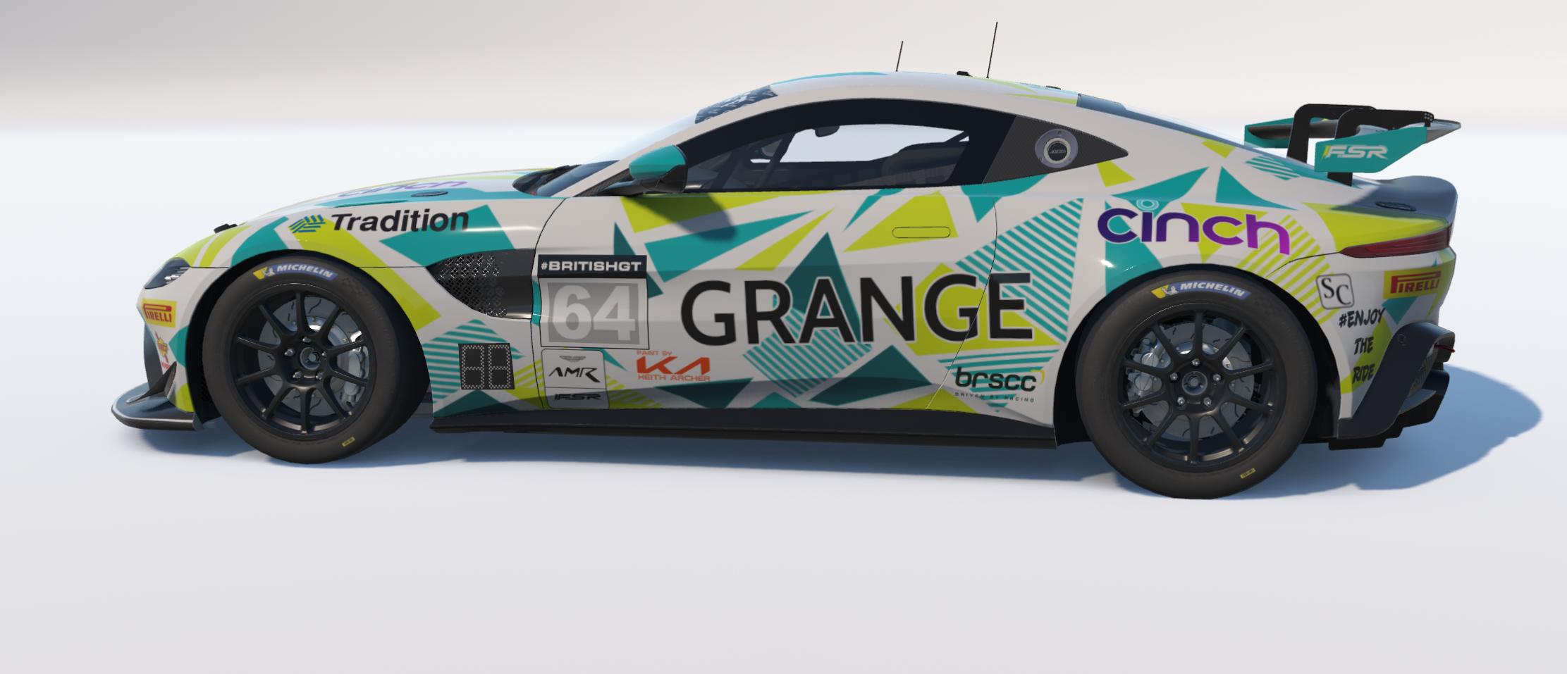 Preview of Grange Racing by FSR Aston Martin Vantage GT4 for the 2026 British GT4 by Keith Archer