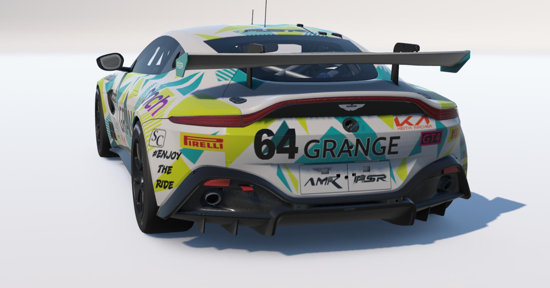 Preview of Grange Racing by FSR Aston Martin Vantage GT4 for the 2026 British GT4 by Keith Archer