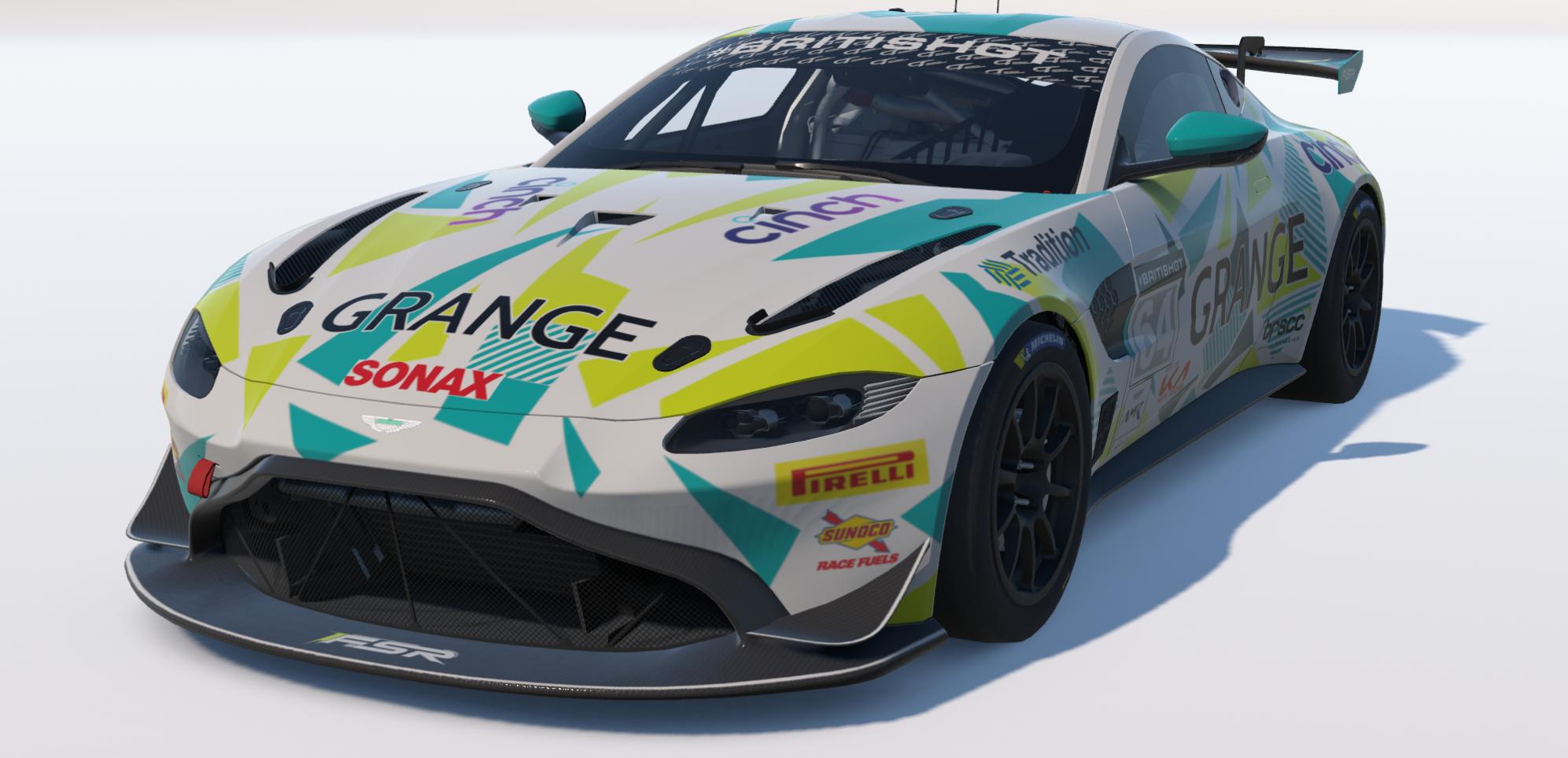 Preview of Grange Racing by FSR Aston Martin Vantage GT4 for the 2026 British GT4 by Keith Archer