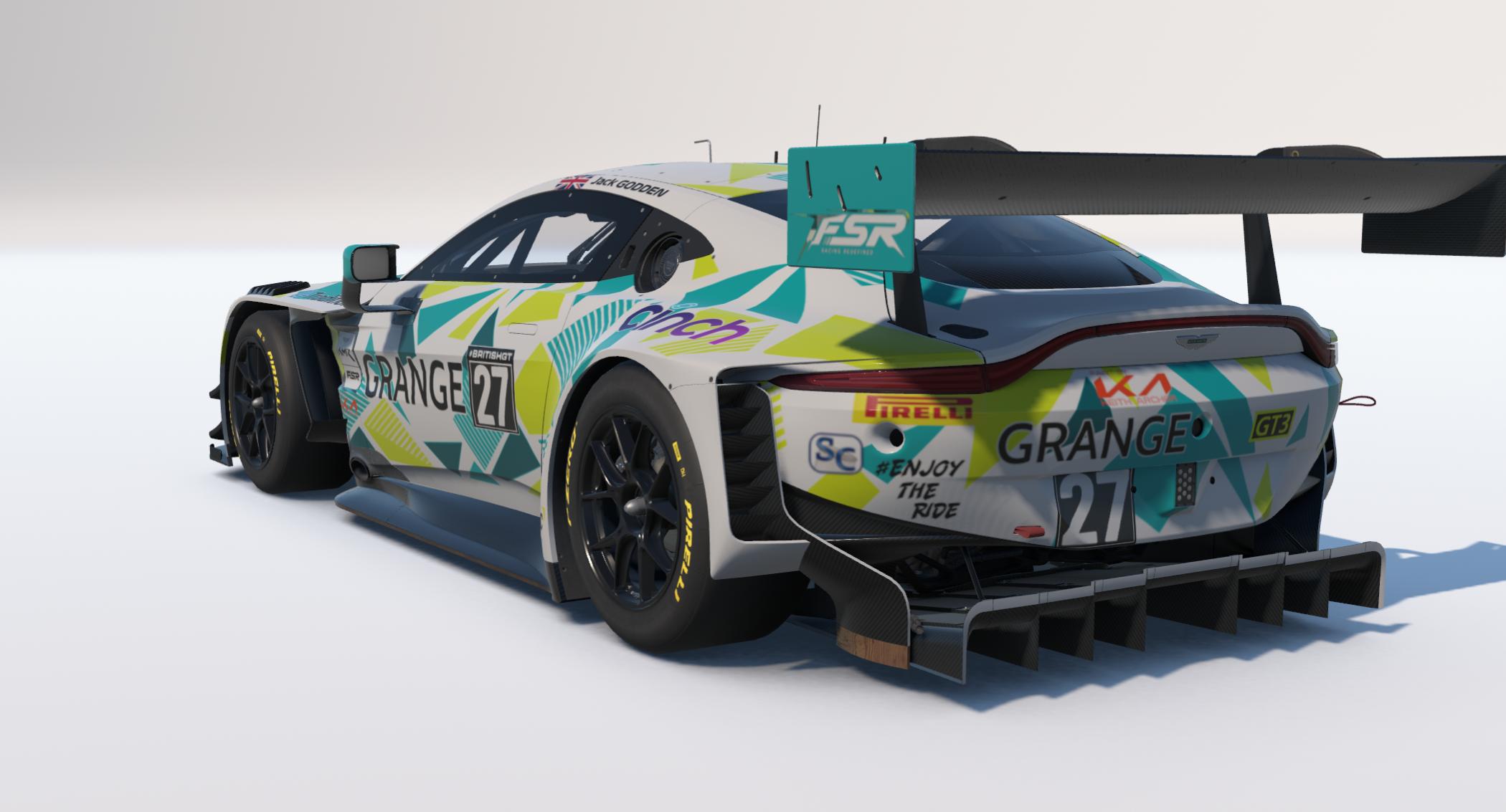 Preview of Grange Racing by FSR Aston Martin Vantage GT4 for the 2026 British GT4 by Keith Archer