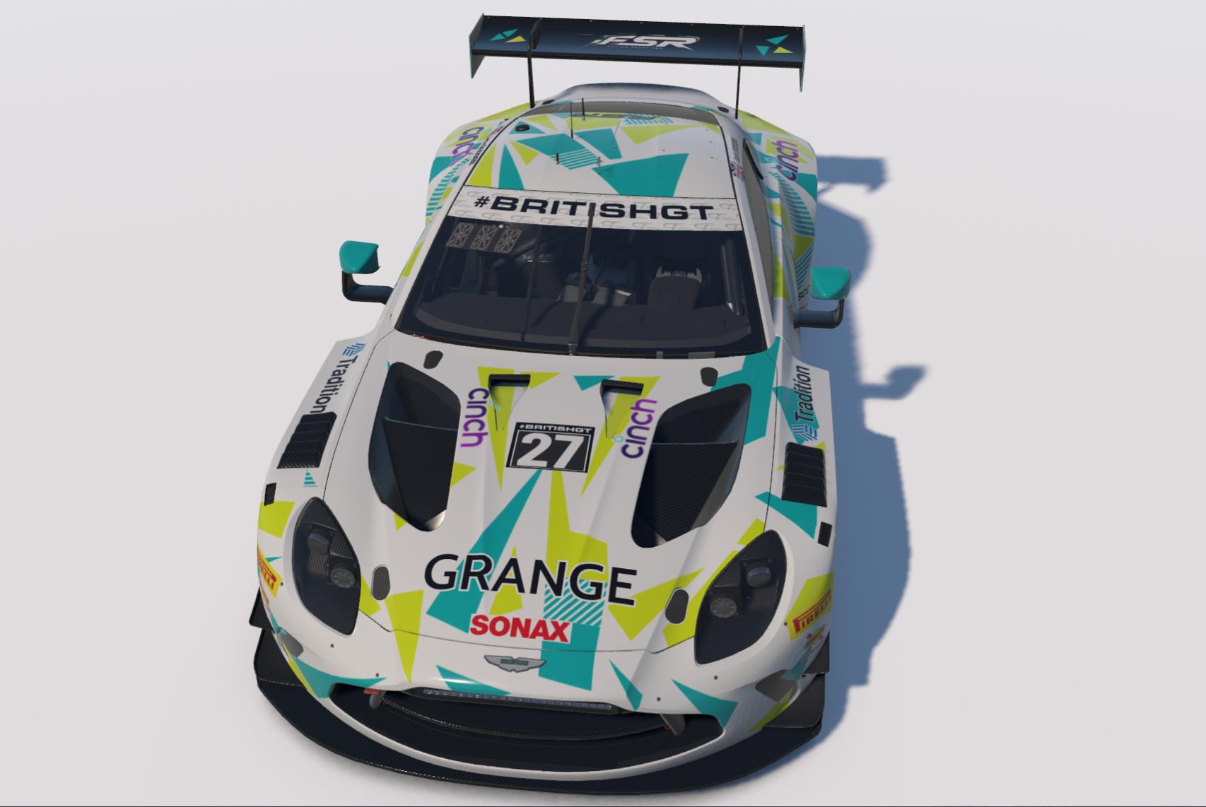Preview of Grange Racing by FSR Aston Martin Vantage GT4 for the 2026 British GT4 by Keith Archer