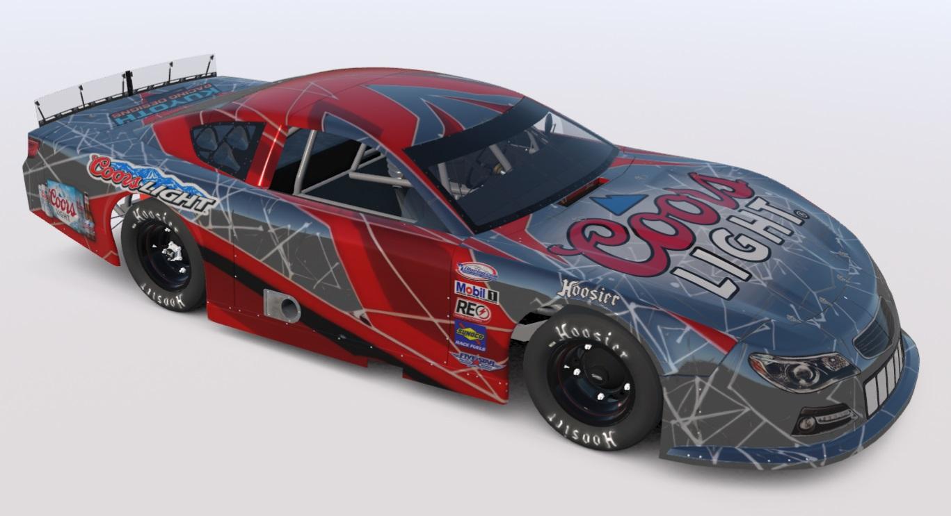 Preview of Coors Light Chromatic Super Late Model by Billy Kuyoth