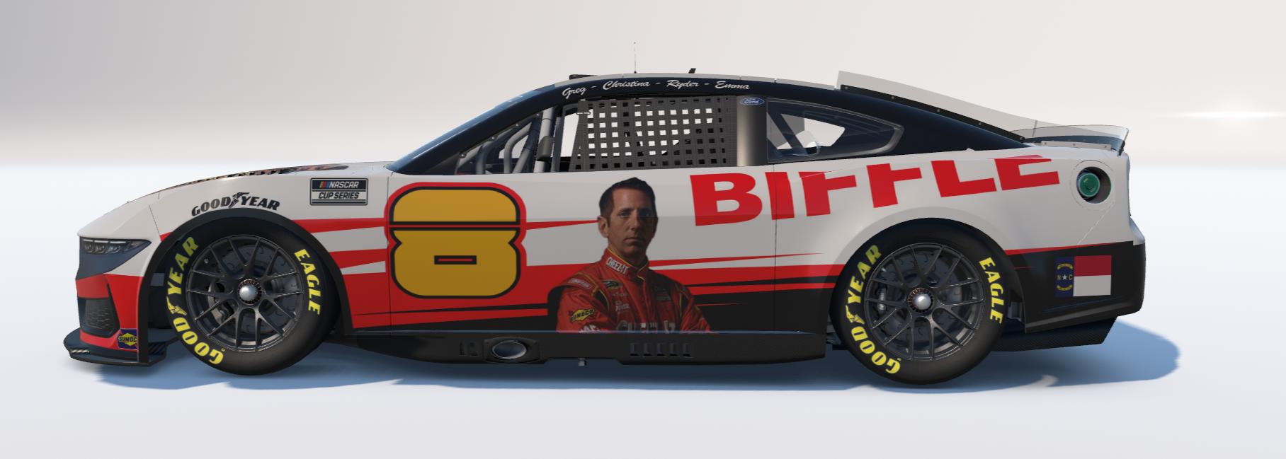 Preview of Biffle Memorial Mustang (Sim Stamped Number) by Daniel Mustico