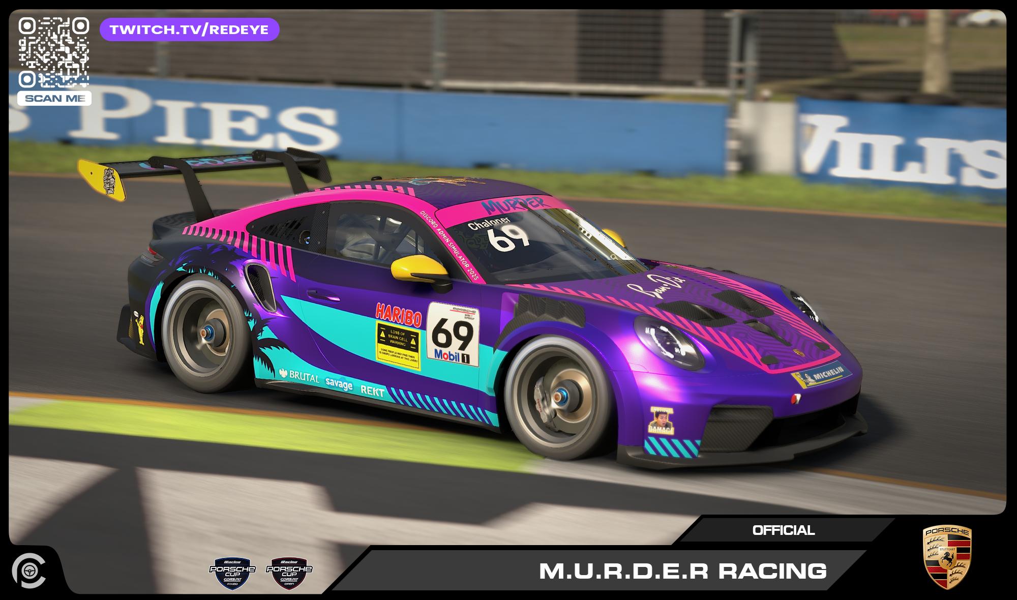 Preview of 2025 M.U.R.D.E.R. Racing Porsche Cup by Paul R Chaloner