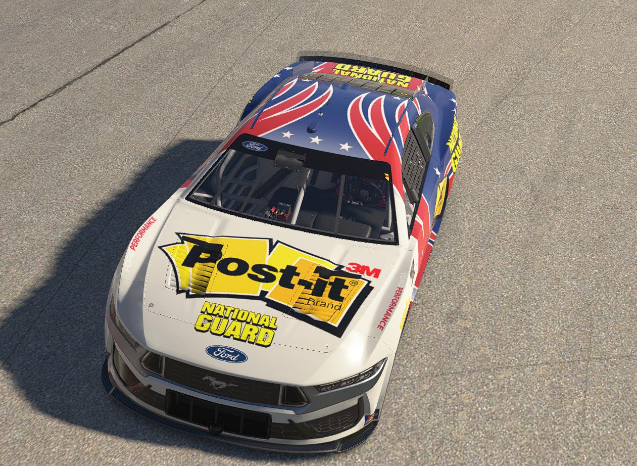 Preview of Greg Biffle Post-It National Guard Retro Refresh Tribute by Nick Passmore