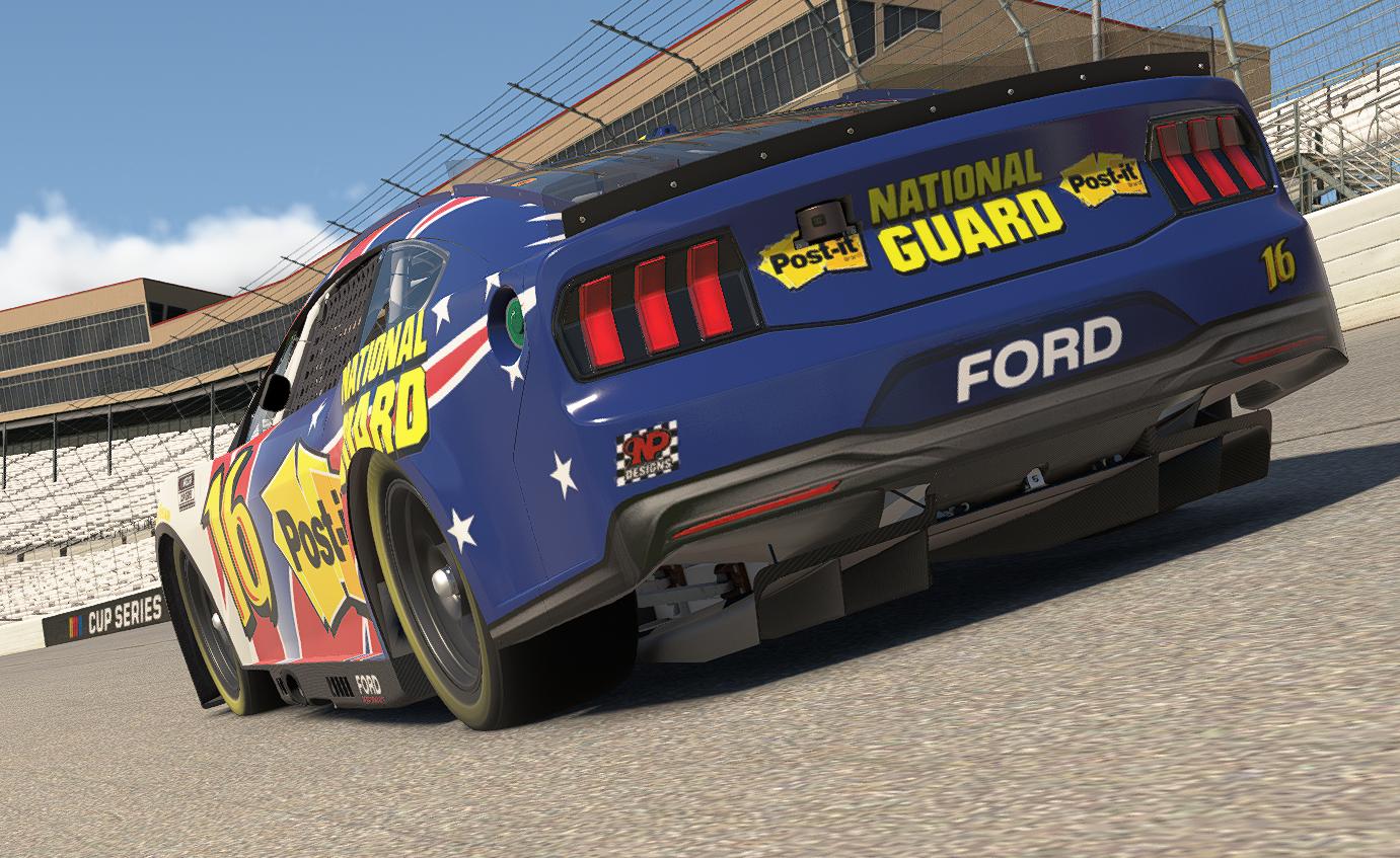 Preview of Greg Biffle Post-It National Guard Retro Refresh #16 Tribute by Nick Passmore