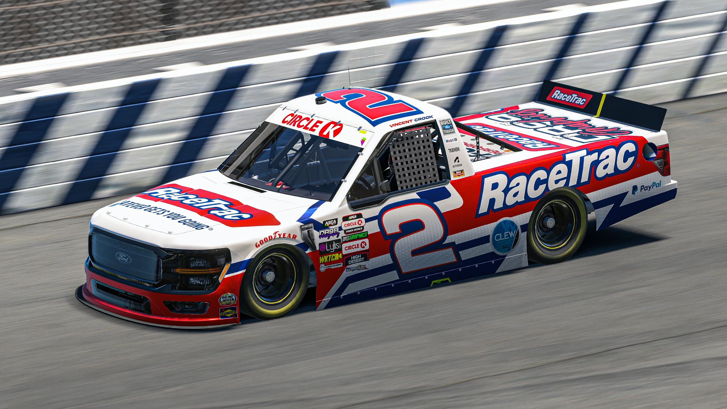 Preview of #2 Vince Crook Racetrac F150 ASCA Truck by Diego Roldan