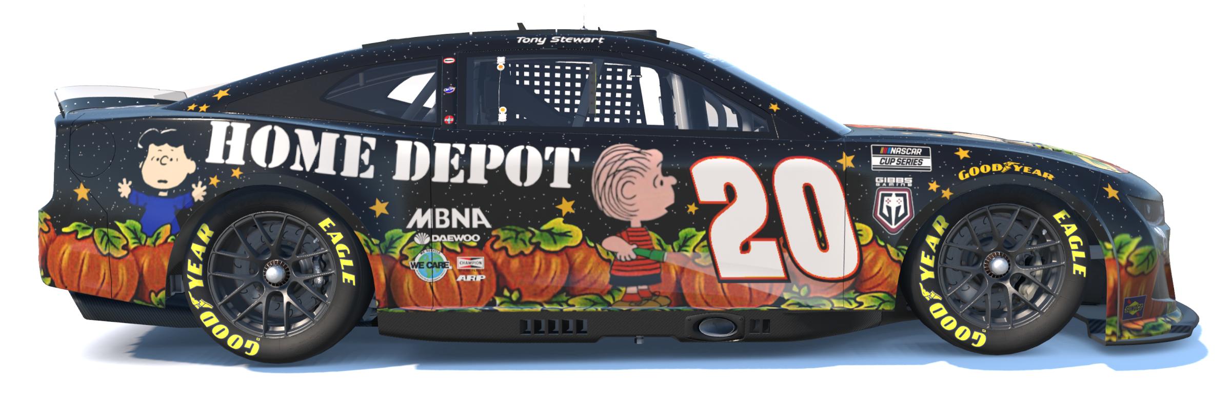 Preview of Peanuts Great Pumpkin throwback (night car) by Bruce Johnson