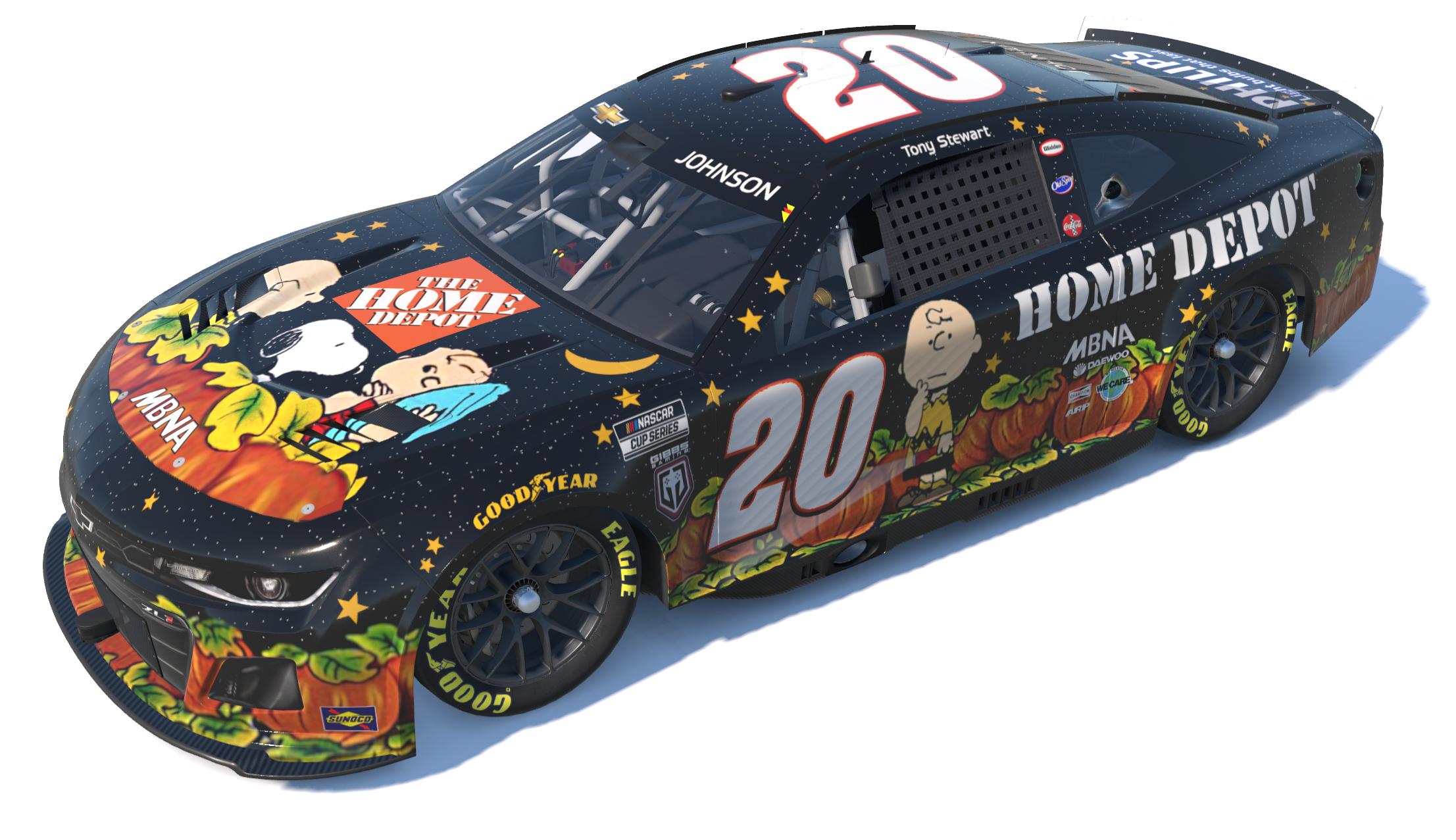 Preview of Peanuts Great Pumpkin throwback (night car) by Bruce Johnson