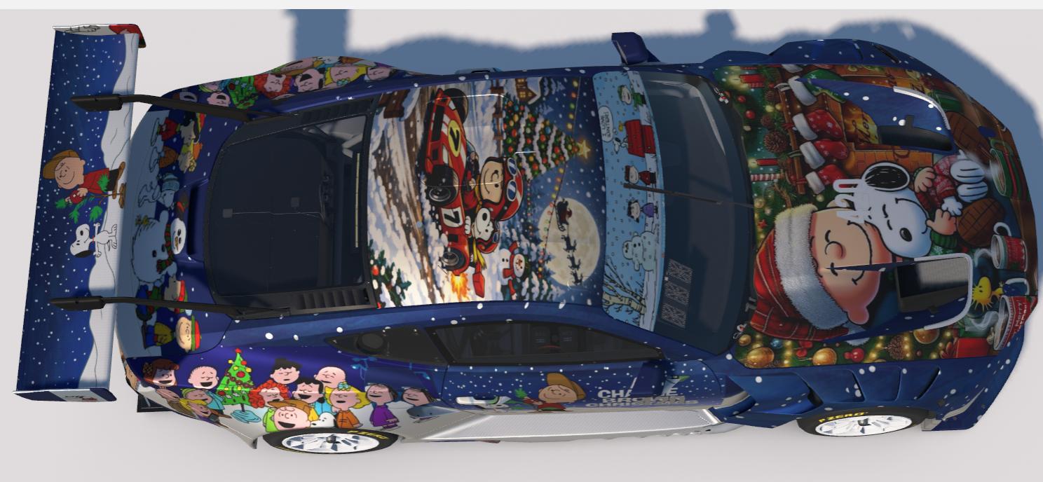 Preview of Charlie Brown Christmas Ford Mustang GT3  by Todd Schwarz