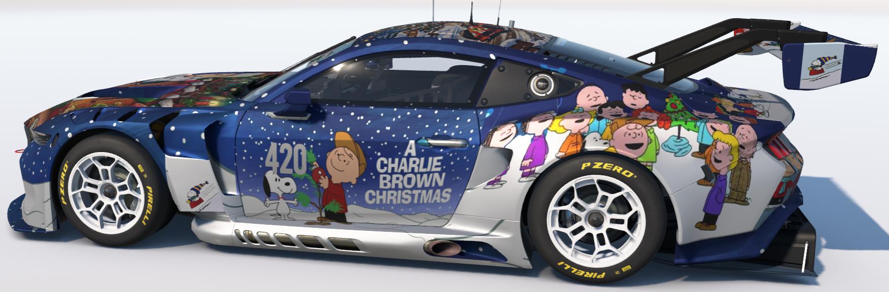 Preview of Charlie Brown Christmas Ford Mustang GT3  by Todd Schwarz