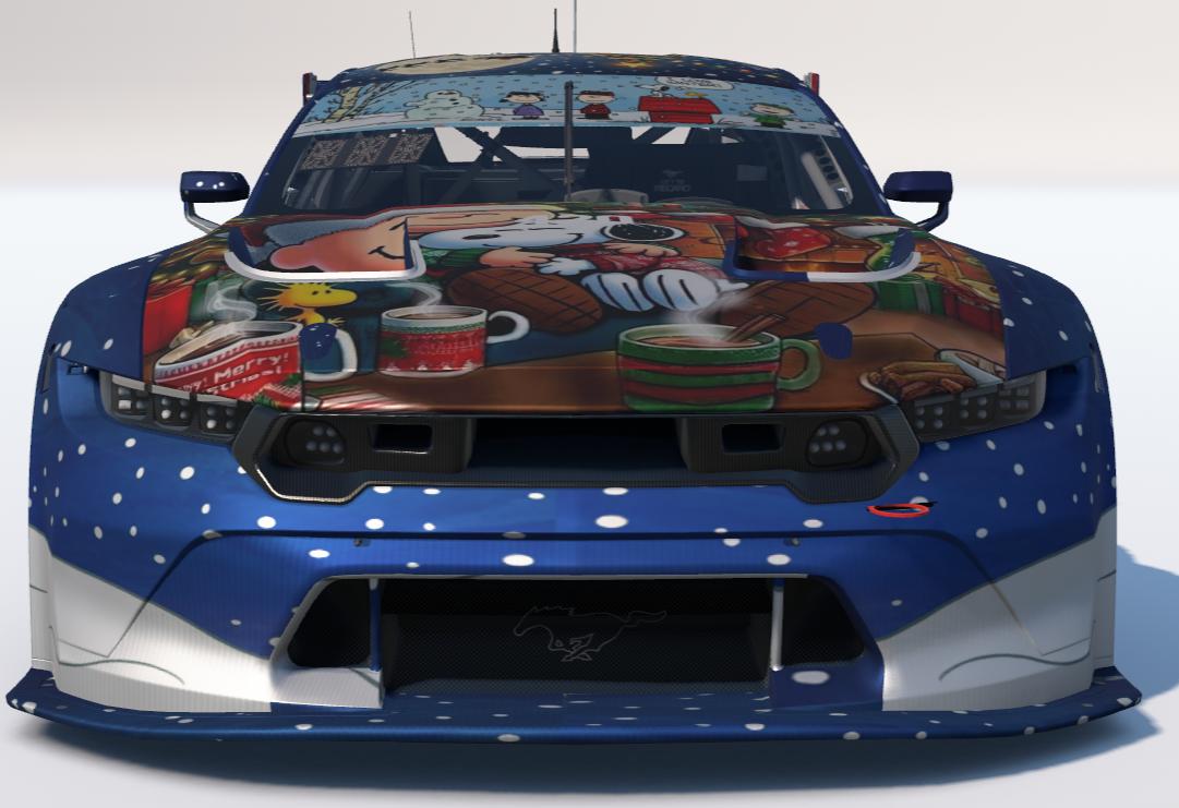 Preview of Charlie Brown Christmas Ford Mustang GT3  by Todd Schwarz