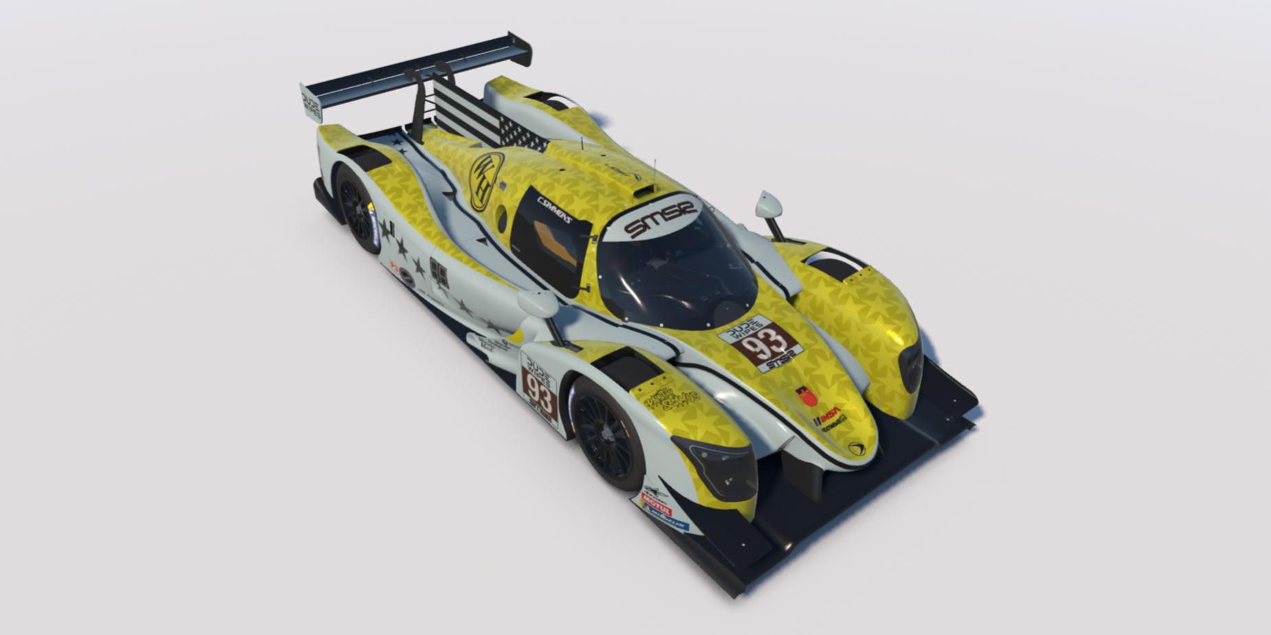 Preview of Waffle House Racing Livery for LMP3 by Clyde Simmons