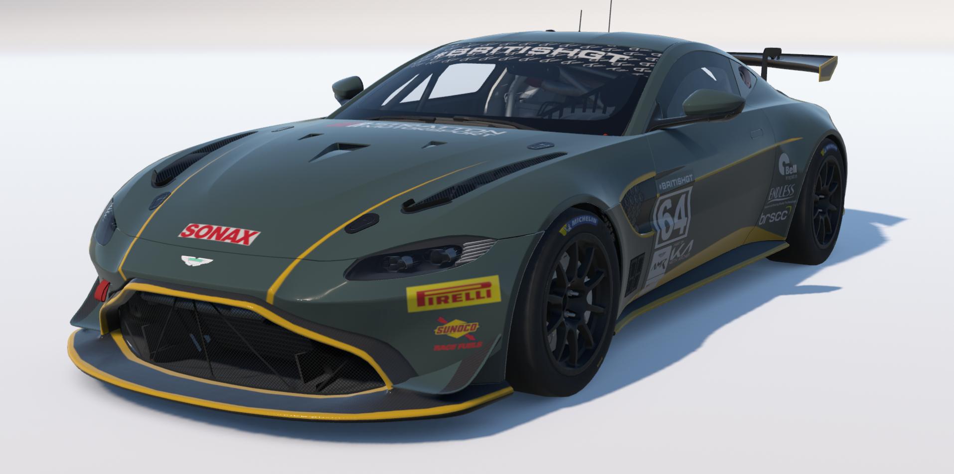 Preview of GBR Stratton AMR Vantage GT4 British GT4 championship - Entry 1 of 2 by Keith Archer