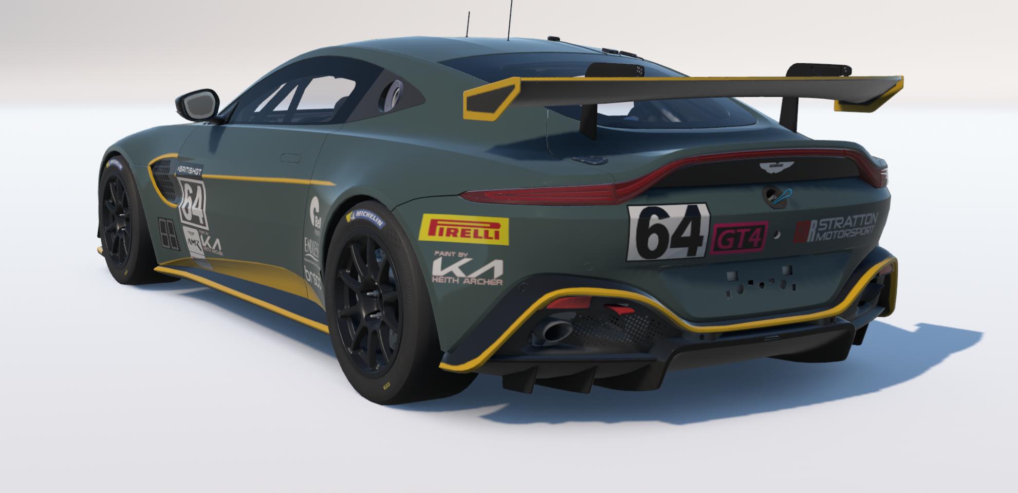 Preview of GBR Stratton AMR Vantage GT4 British GT4 championship - Entry 1 of 2 by Keith Archer