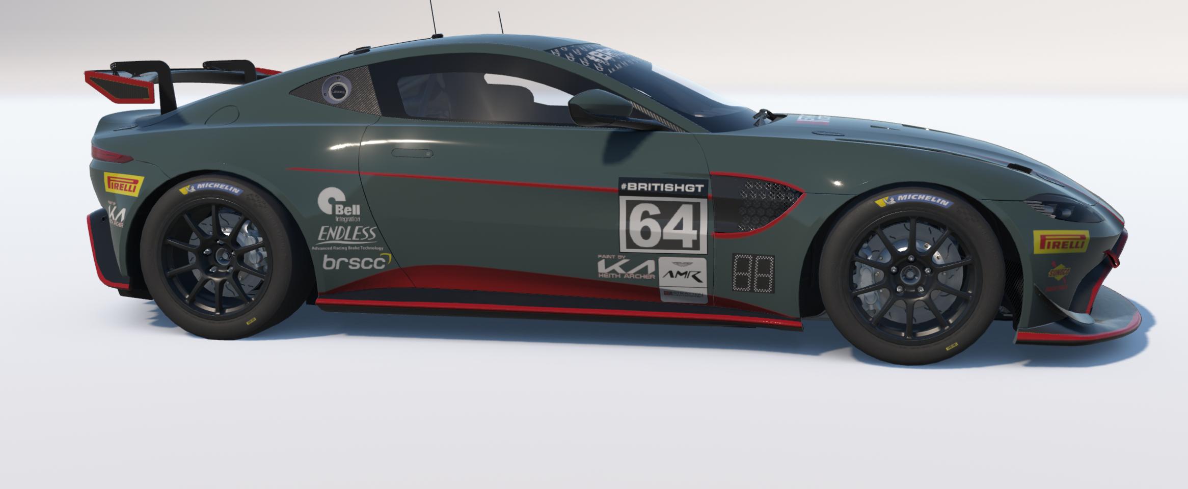 Preview of GBR Stratton AMR Vantage GT4 British GT4 championship - Entry 2 of 2 by Keith Archer