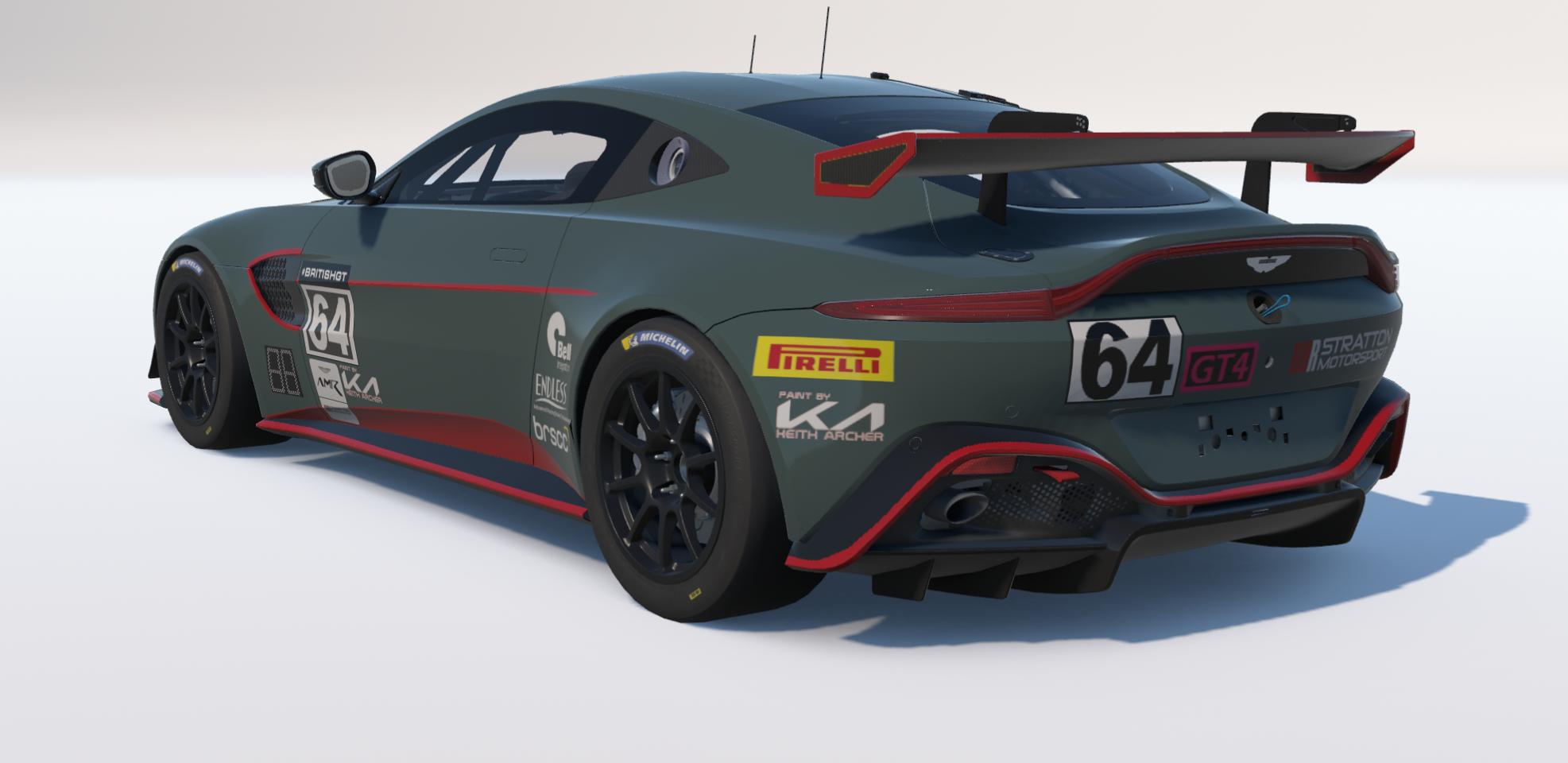 Preview of GBR Stratton AMR Vantage GT4 British GT4 championship - Entry 2 of 2 by Keith Archer