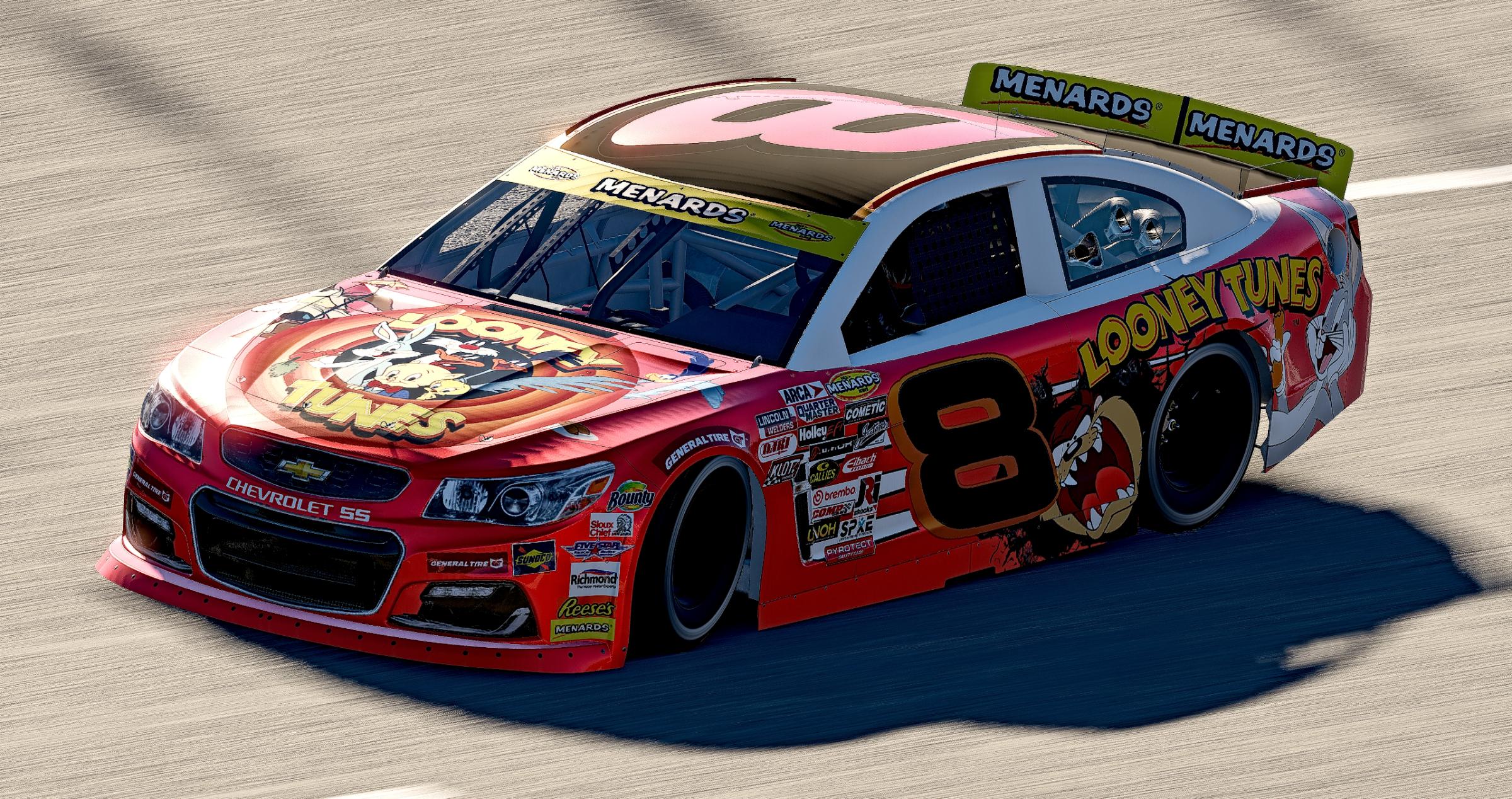 Preview of Fictional Dale Jr Custom Number 8 Looney Tunes by Jeff Slaughter