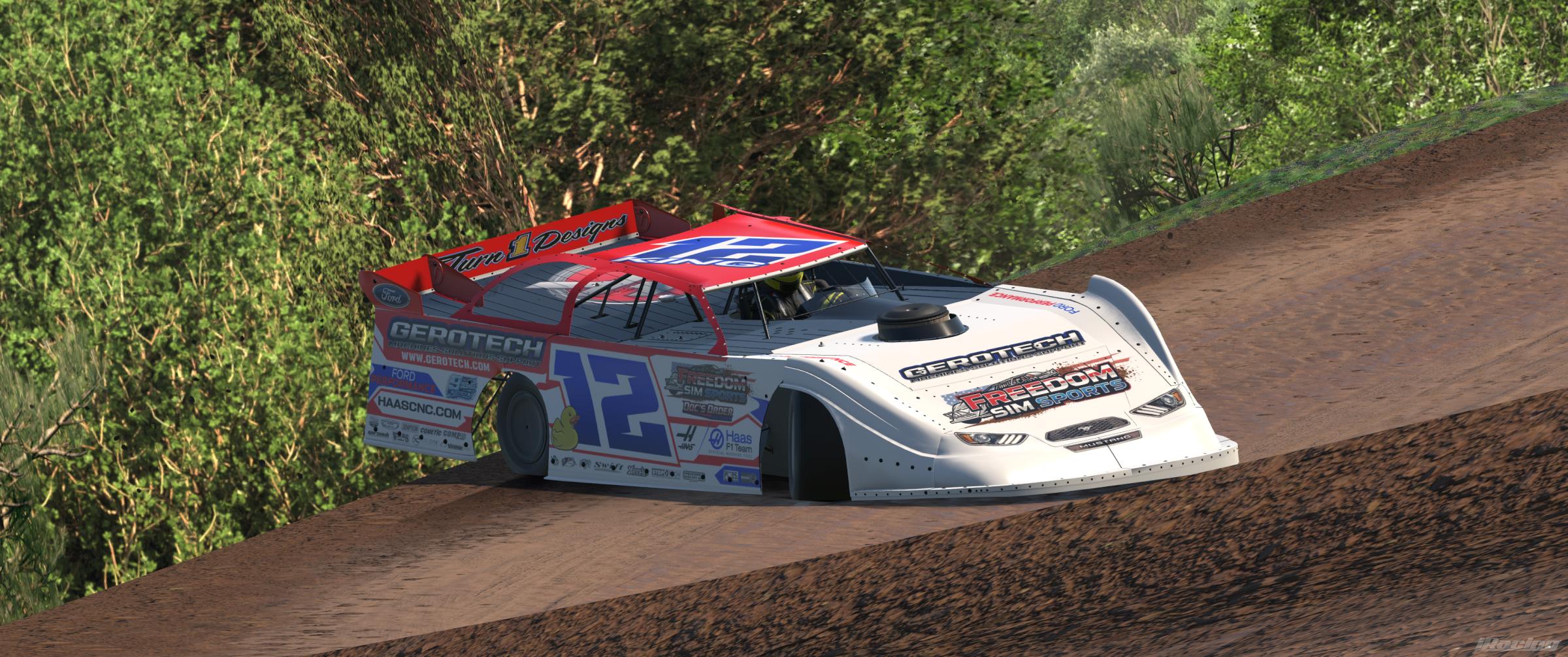 Preview of Jared King Winter 25/26 Freedom Simsports #12 Dirt Late Model by Jon Gutekunst