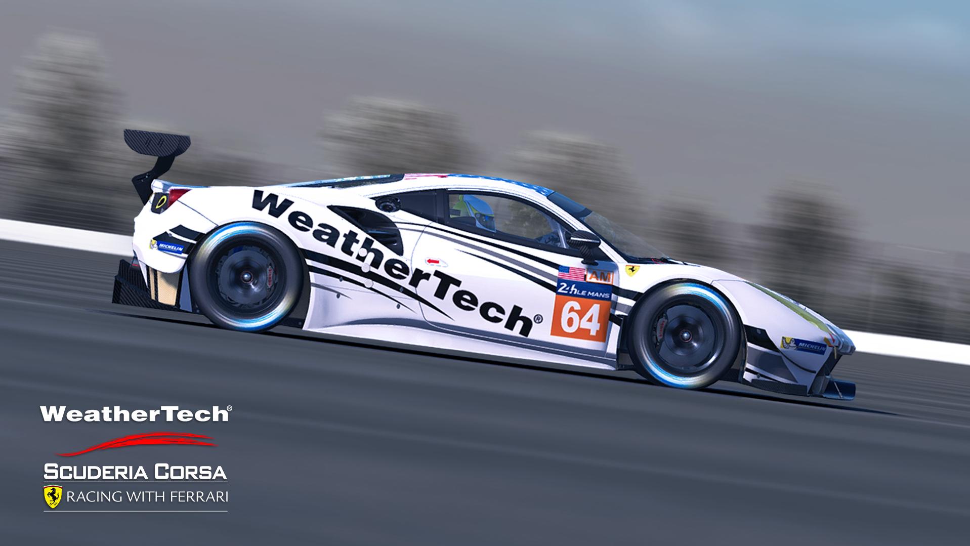 Preview of #62 Scuderia Corsa Ferrari 488 GTE (2017 24h Le Mans) by Justin S Davis