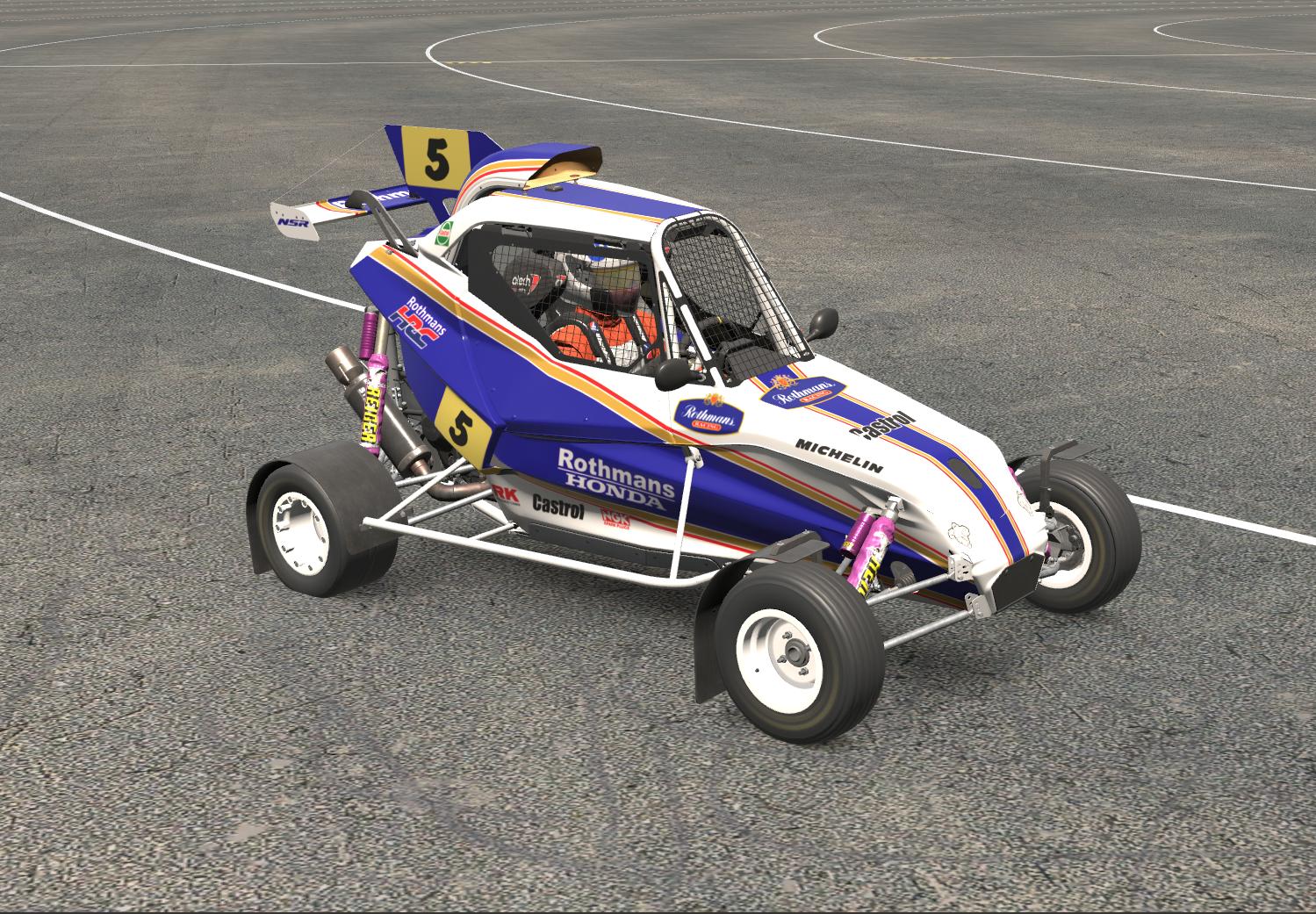 Preview of Rothmans Honda NSR Cross Car by Bruce Funderburg