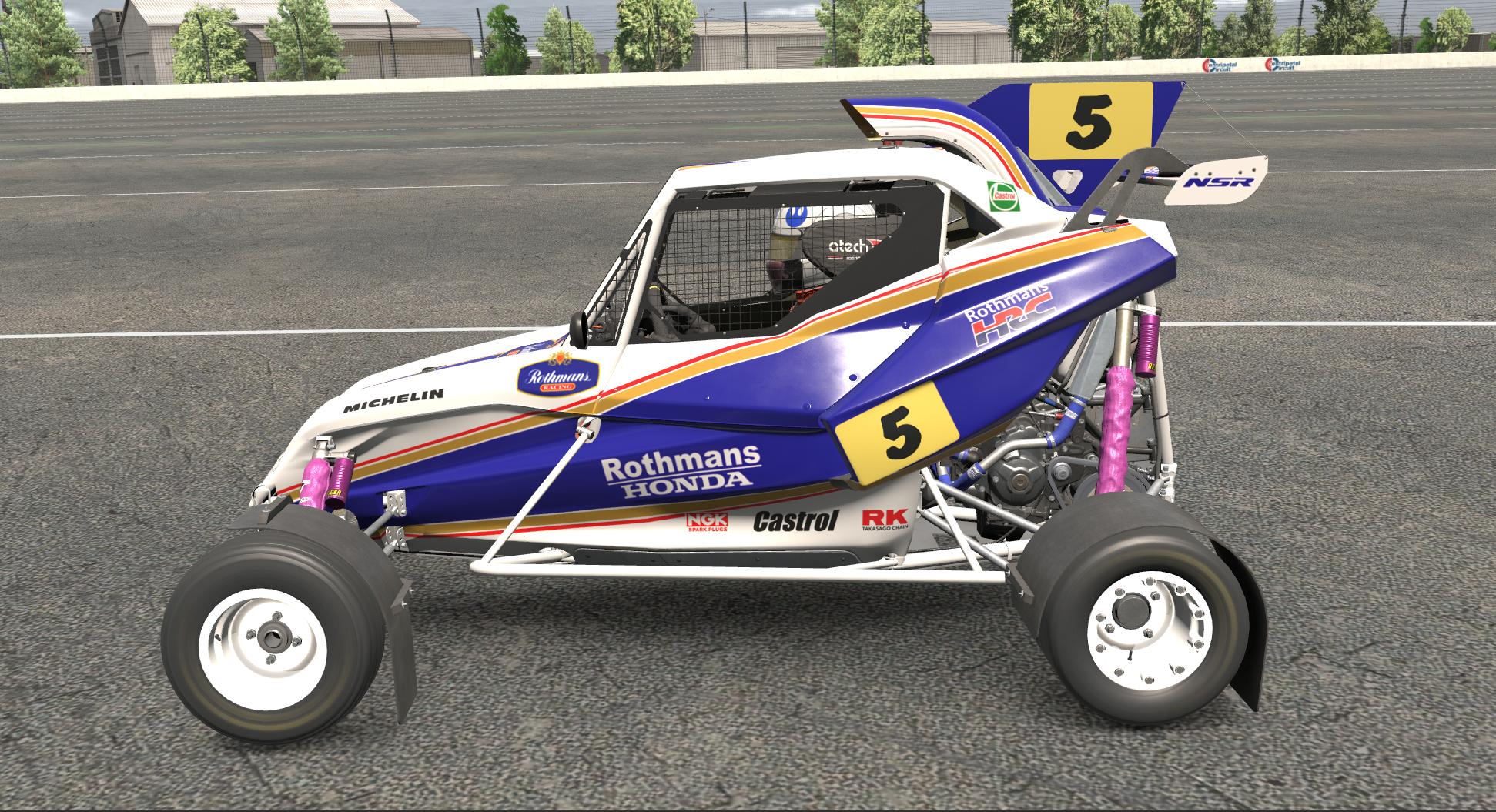 Preview of Rothmans Honda NSR Cross Car by Bruce Funderburg