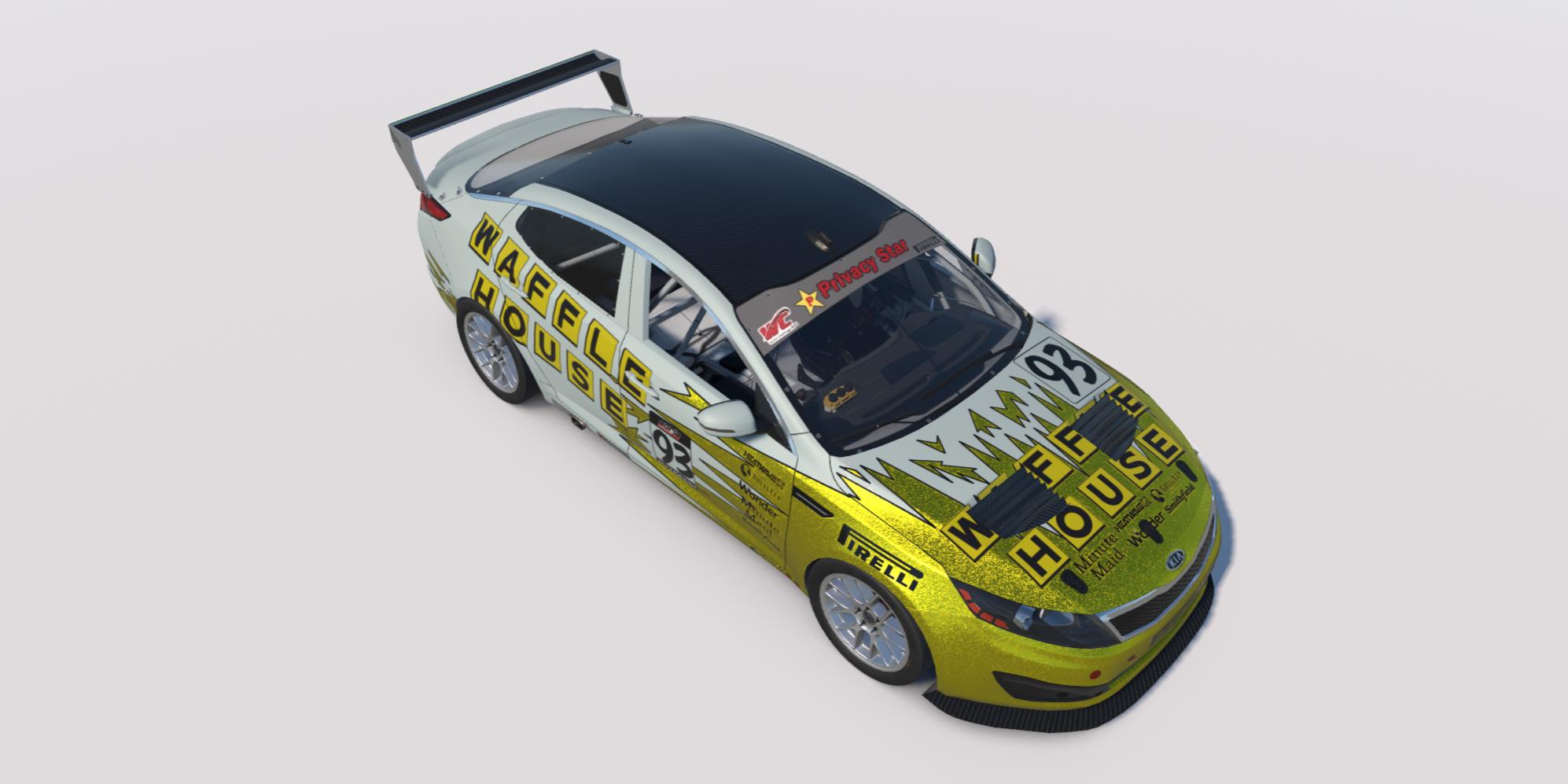 Preview of Light Waffle House livery for Kia Optima by Clyde Simmons