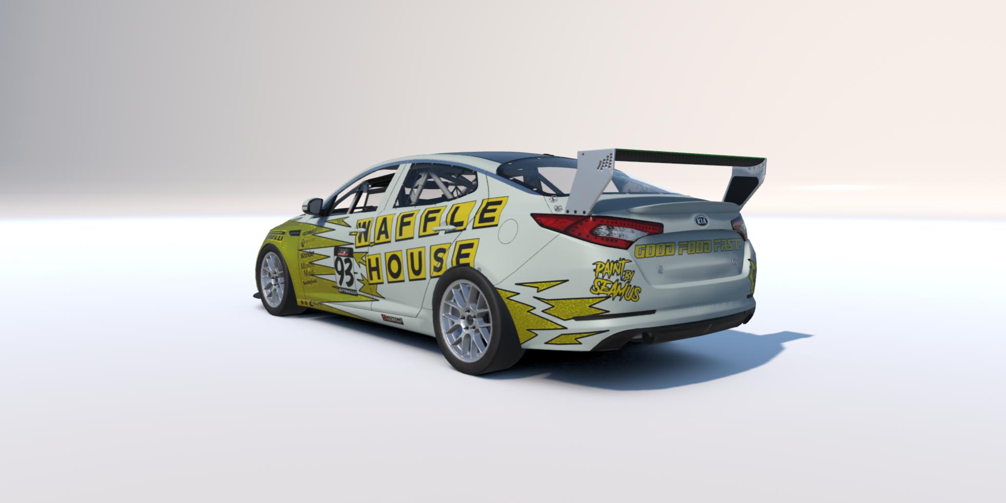 Preview of Light Waffle House livery for Kia Optima by Clyde Simmons