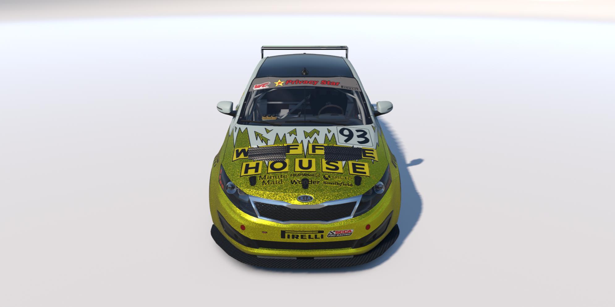 Preview of Light Waffle House livery for Kia Optima by Clyde Simmons