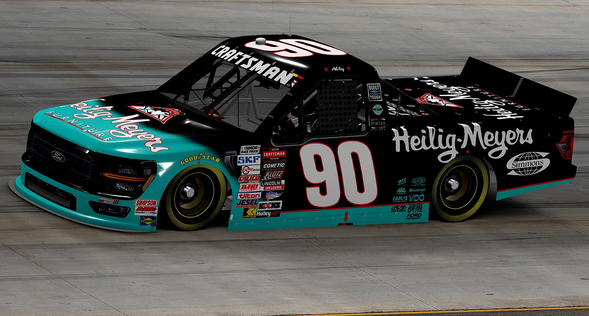 Preview of #90 Dick Trickle Heilig-Meyers 1997 Craftsman Truck 2026 / Donlavey Racing by Abigail von Exner