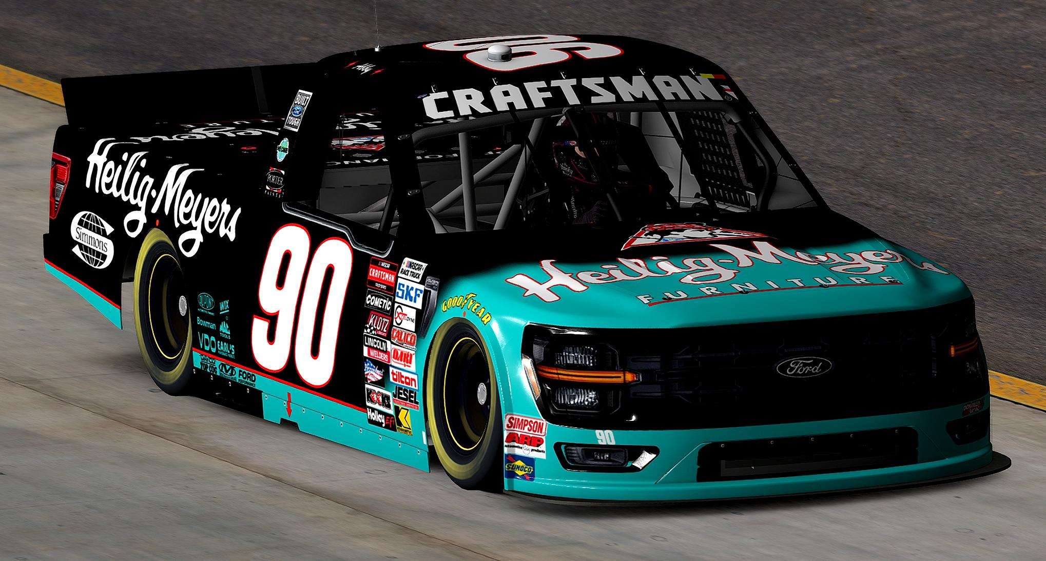 Preview of NO NUM #90 Dick Trickle Heilig-Meyers 1997 Craftsman Truck 2026 / Donlavey Racing by Abigail von Exner