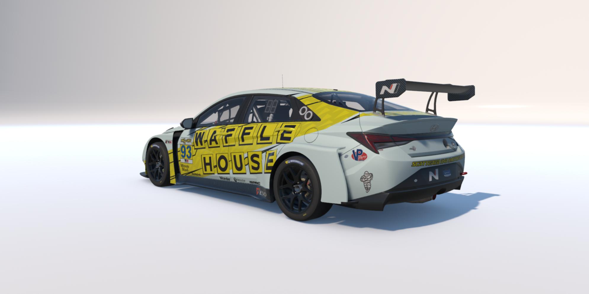 Preview of Light Waffle House livery for Elantra N by Clyde Simmons