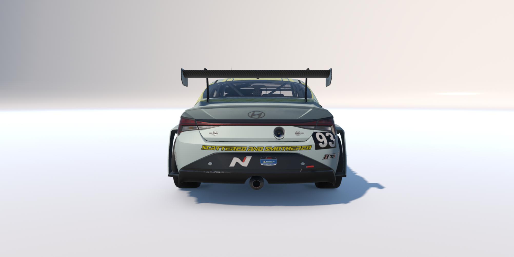 Preview of Light Waffle House livery for Elantra N by Clyde Simmons