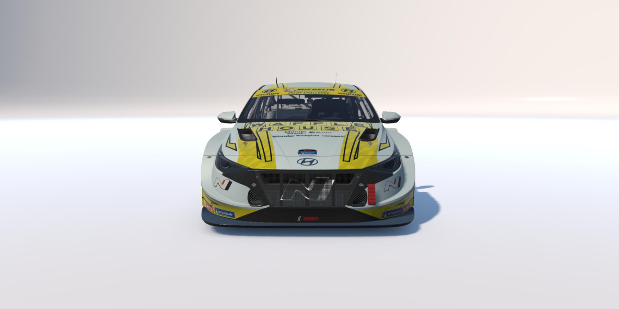Preview of Light Waffle House livery for Elantra N by Clyde Simmons