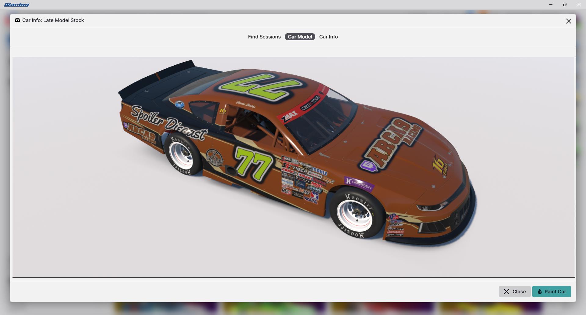 Preview of ARCA9 Racing Spoiler Diecast LM by Jamie Dobbs
