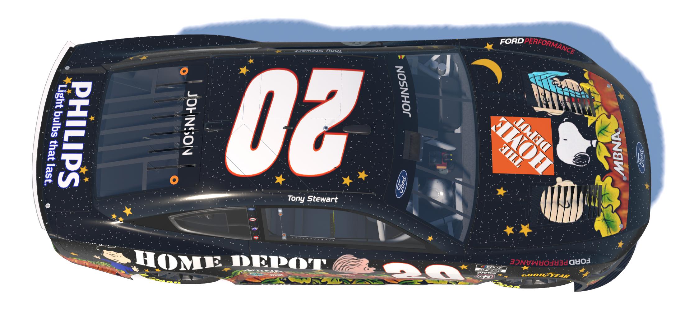 Preview of Peanuts Great Pumpkin throwback (night car) by Bruce Johnson