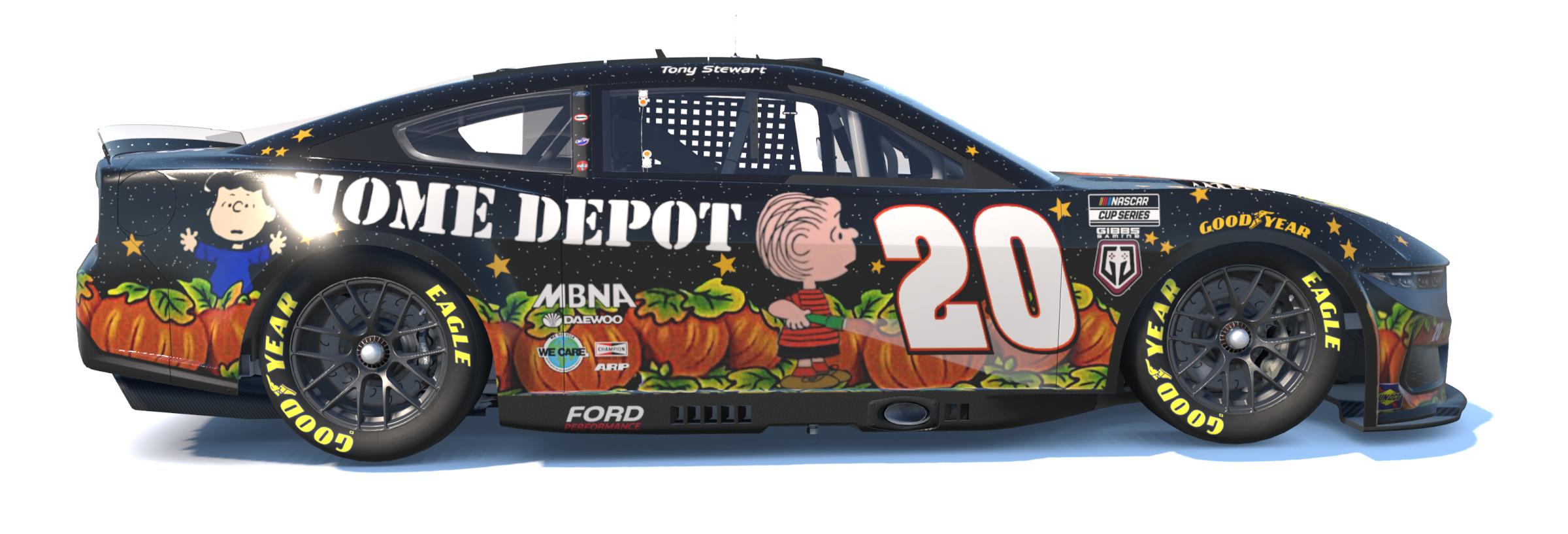 Preview of Peanuts Great Pumpkin throwback (night car) by Bruce Johnson