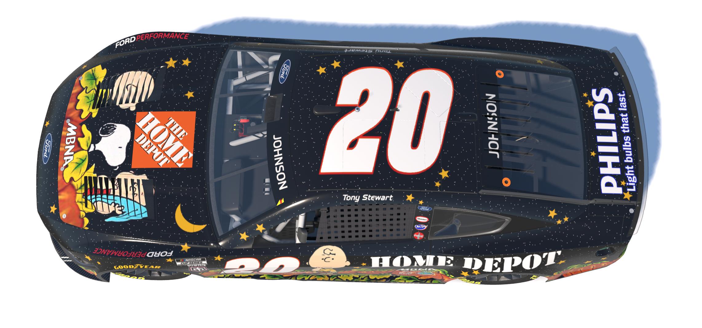 Preview of Peanuts Great Pumpkin throwback (night car) by Bruce Johnson