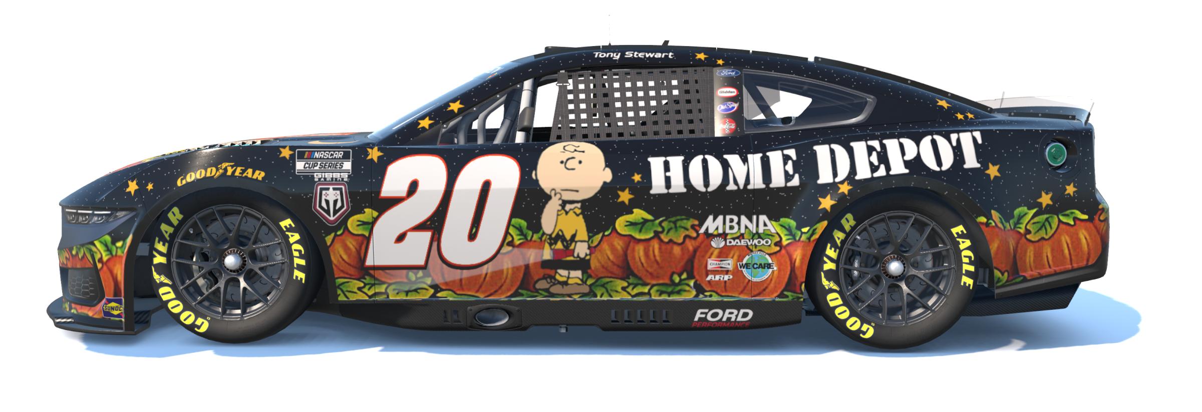Preview of Peanuts Great Pumpkin throwback (night car) by Bruce Johnson