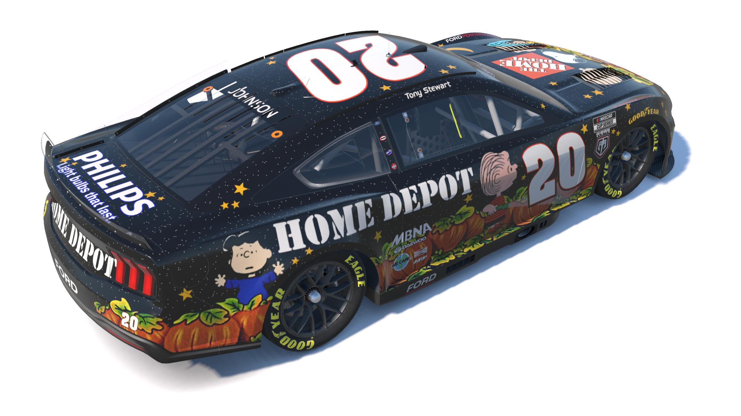 Preview of Peanuts Great Pumpkin throwback (night car) by Bruce Johnson