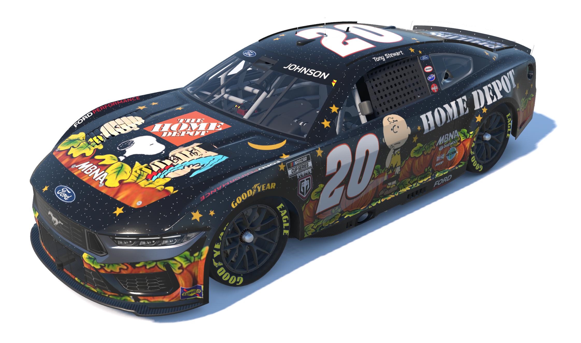 Preview of Peanuts Great Pumpkin throwback (night car) by Bruce Johnson