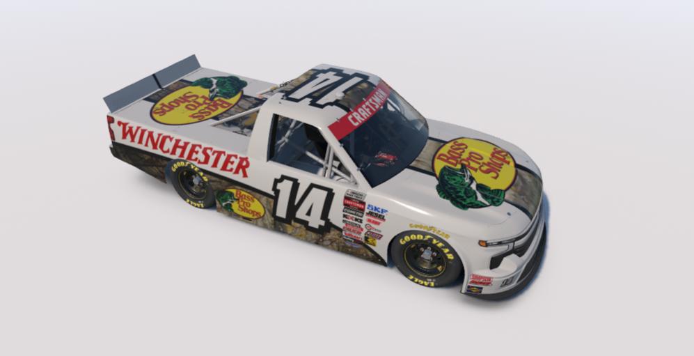 Preview of Bass Pro Shops / Winchester NASCAR Chevy Truck by Christian Shriver