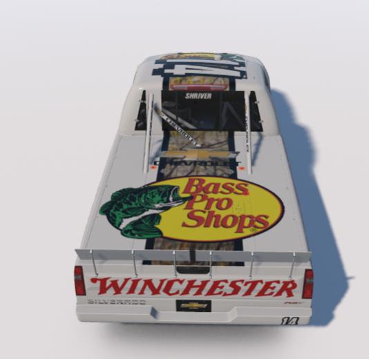 Preview of Bass Pro Shops / Winchester NASCAR Chevy Truck by Christian Shriver