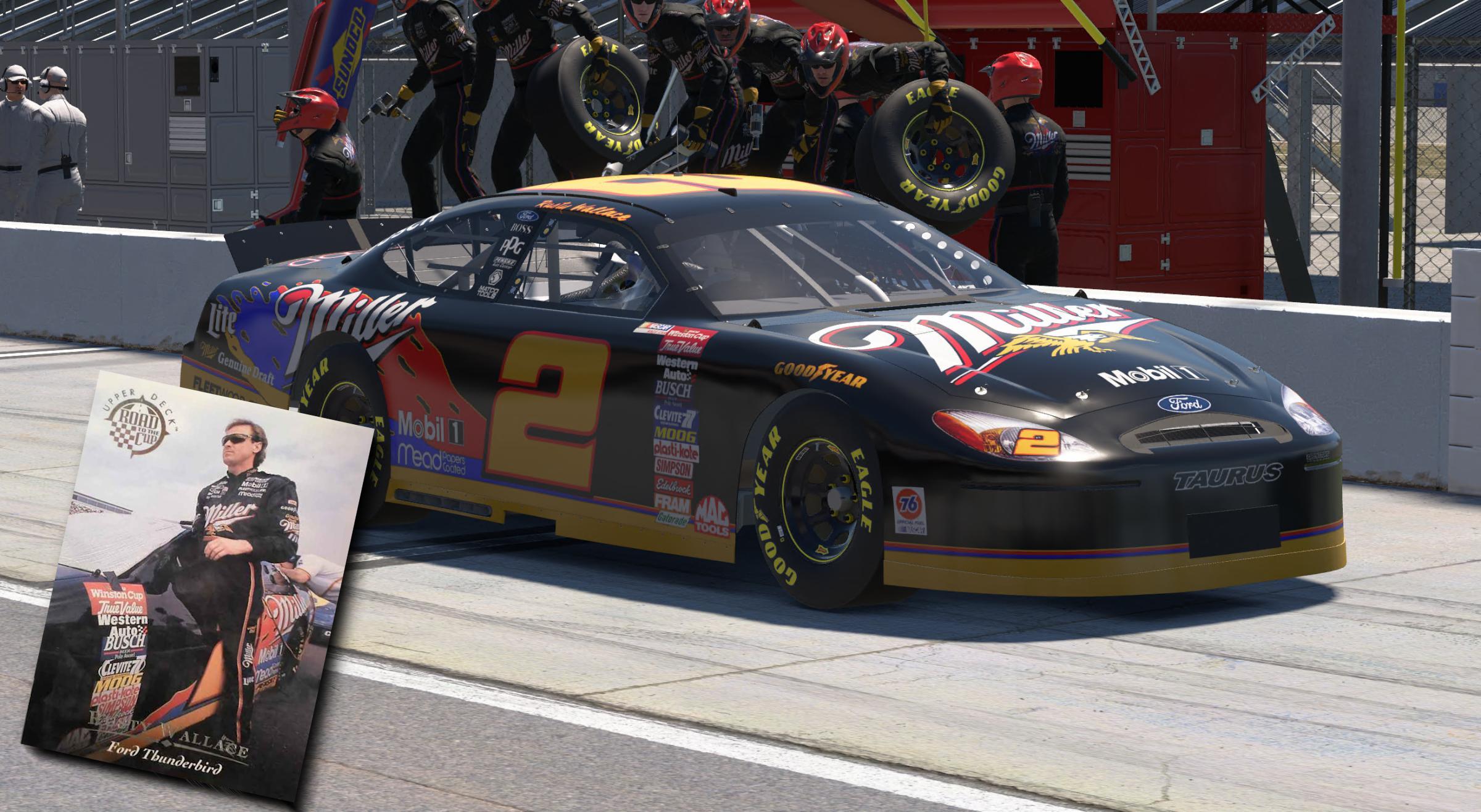 Preview of Rusty Wallace 1996 Miller Splash Ford Taurus by Michael Busch