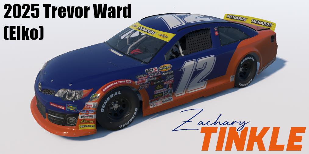 Preview of 2025 Trevor Ward #12 Fast Track Racing "Blueberry" (Elko) by Zachary Tinkle