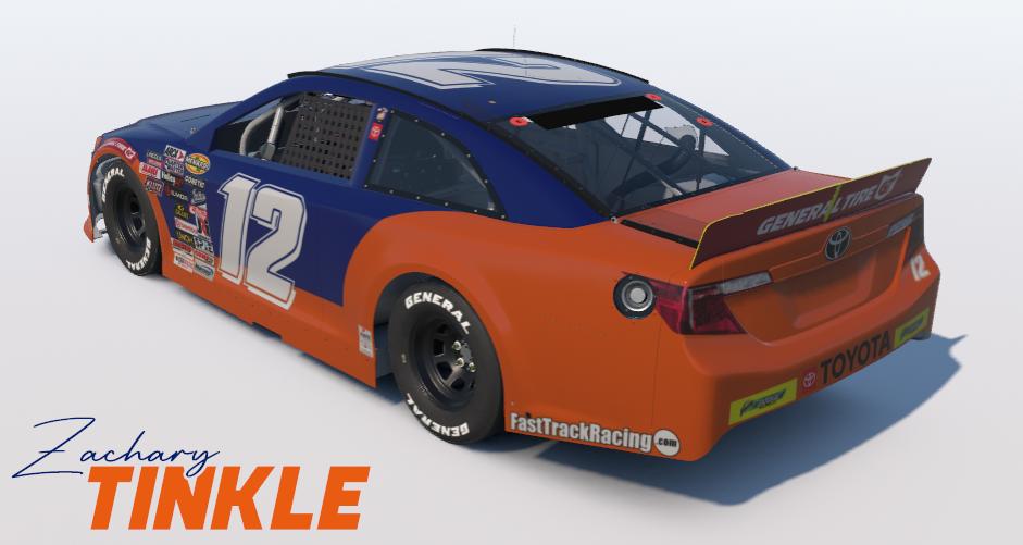 Preview of 2025 Trevor Ward #12 Fast Track Racing "Blueberry" (Elko) by Zachary Tinkle