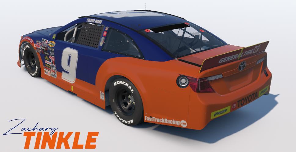 Preview of 2025 Trevor Ward #9 Fast Track Racing "Blueberry"  by Zachary Tinkle